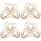 Set of 4 Anti- Silk Scarf Buckle Clothes Corner Knotted