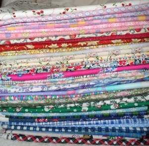 1 Yard x45" Cotton Printed Fabric Sewing Quilt Apparel Kid Clothes -Pick Color - Picture 1 of 30