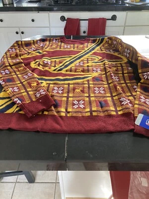MENS Cleveland Cavaliers NBA FOCO Ugly Christmas Sweater L LARGE Basketball NWT - Image 1 of 4