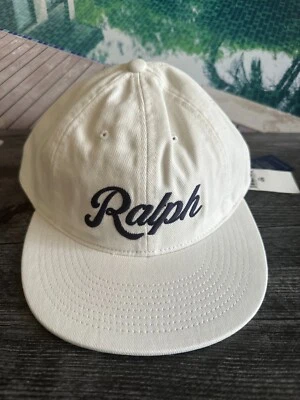 BN Polo Ralph Lauren Men's Appliquéd Twill Ball Cap Deckwash White - Image 1 of 4