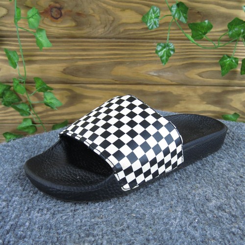 VANS Slide Sandalo a Scacchi Ragazzo Y 3 Medium Nero Sintetico Slip On