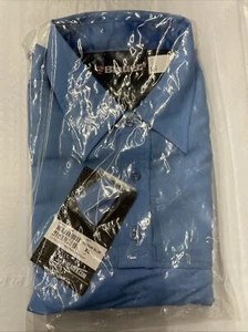 BLAUER XL Reg 8371 ARMORSKIN POLYESTER BASE UNIFORM SHIRT L/S Medium Blue Ab12 - Picture 1 of 4