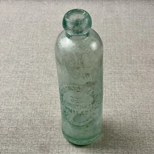 Germania Mineral Water Co 322 Christian St Philadelphia HUTCHINSON Botella Rara - Imagen 1 de 16