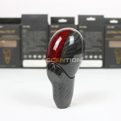 Carbon Fiber Automatic Gear Shift Knob For Nissan Fairlady Z Z34 370Z 2009-2023 - Image 1 of 4