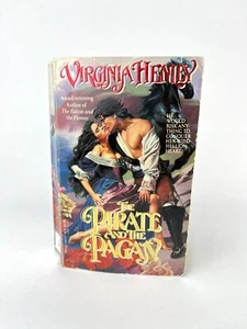 The Pirate and the Pagan Virginia Henley 1990 1st Edition Vtg Historical Romance - Foto 1 di 11