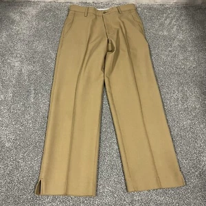 FootJoy FJ Golf Flat Front Polyester Spandex Golf Pants Mens Size 30X30 Tan - Picture 1 of 9