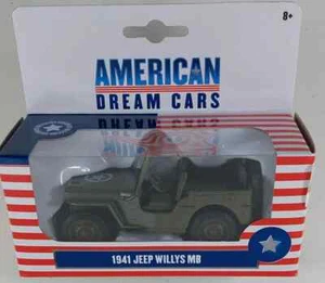1941 JEEP WILLYS MB - AMERICAN DREAM CARS  COLLECTION - Diecast 1:38 - Picture 1 of 2
