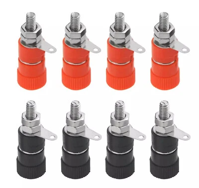 10 PCS. Pole terminals 4 mm banana plug socket 4 mm terminal plug - Image 1 of 4