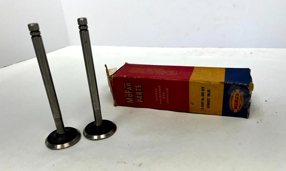 Juego de 2 válvulas de escape Dodge Plymouth Deluxe 1933-1941 686928 NOS. Foto 1 de 2