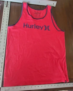 Hurley ribbed Mens Lg tank top- comfy cotton blend/ breatheable fabric. Tagless. - Picture 1 of 3