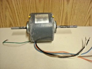 UEM2S1- EMERSON 2-SHAFT HVAC Motor K55HXLMS  1075/950/850 RPM 208-230V 0.9 AMPS - Picture 1 of 6