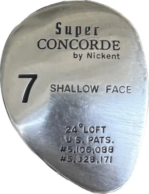 Super Concorde Shallow Face 7 Wood 24*/RH/Harrison Reg Graphite~42" Golf Club - Image 1 of 3