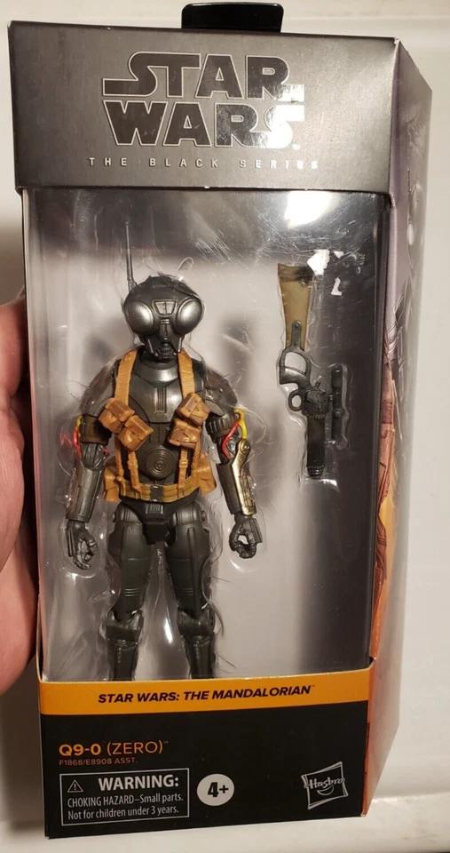 STAR WARS BLACK SERIES 1/12 6" MANDALORIAN Q9-0 ZERO DROID BOUNTY HUNTER MISB - Imagem 1 de 1