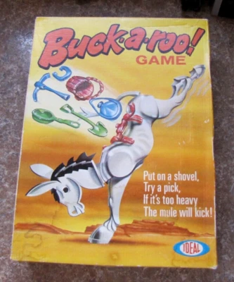 VINTAGE 1970 BUCK-A-ROO BUCKAROO GAME BY IDEAL Looks Complete - Image 1 of 3
