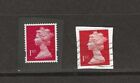 GB SECURITY NVI's 1st FORGERIES x 2,1 OVERPRINT ALTERNATIVELY MIRROR , 1 CODE 12
