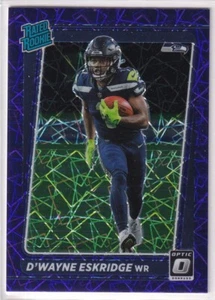 2021 Donruss Optic Rated Rookie Purple Velocity #219 D'Wayne Eskridge RC - Picture 1 of 2