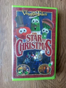 VeggieTales The Star of Christmas VHS Video Tape 2002 Clamshell Veggie Green - Imagen 1 de 3