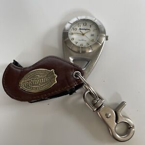 Remington Pocket Watch With Leather Case PARTS ONLY