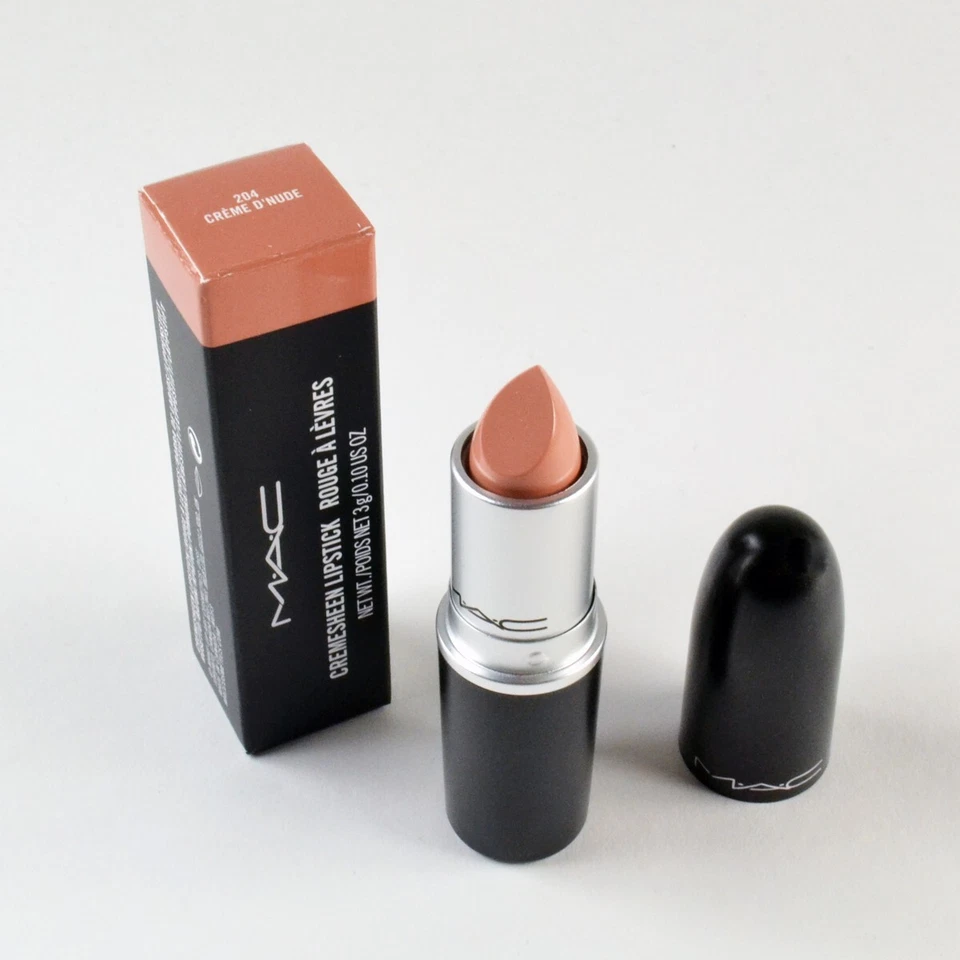 Mac Cremesheen Lipstick 204 CREME D' NUDE - Size 3 g / 0.1 Oz. Brand New - Image 1 of 1