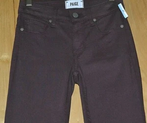 Paige Skinny Farbe weinrot RÜBE Verdugo Ankle Jeans Größe 23 Damen - Bild 1 von 3