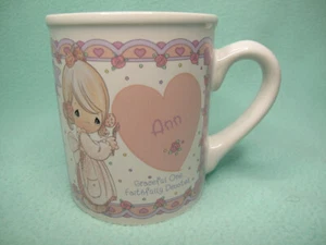 1994 Enesco Personalized Precious Moments Coffee Mug Tea Cup-The Name: Ann - Picture 1 of 10