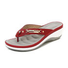 Sandales tongs d'été pour femmes string string soutien arc pantoufles chaussures douces