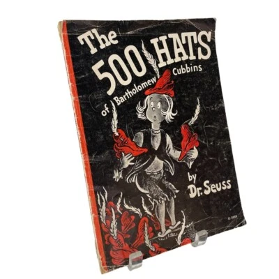 Dr Seuss The 500 Hats Of Bartholomew Cubbins Paperback Book Vintage 1966 - Image 1 of 4