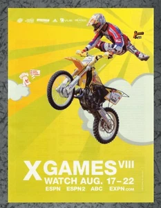X Giochi VIII Motocross Stampa Vintage 2002 Pubblicità Arte - Foto 1 di 1