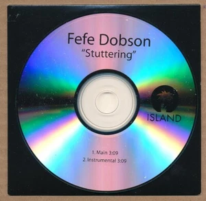 Fefe Dobson - Stuttering RARE promo test press CD single '10 - Picture 1 of 1