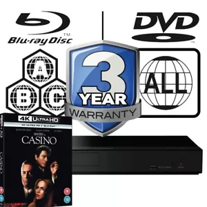 Panasonic Blu-ray Player DP-UB150 All Zone Code Free MultiRegion 4K & Casino UHD - Bild 1 von 6