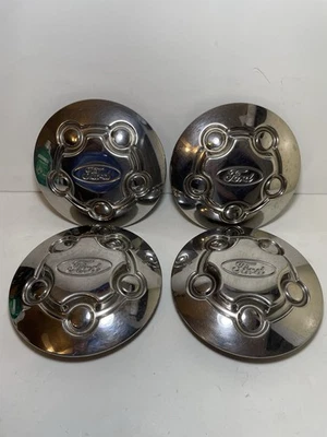 4 Set Ford Crown Vic OEM Center Rim Hub Wheel Lug Cap Police Interceptor - Image 1 of 4