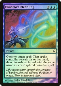 MTG FOIL Minamo's Meddling  - Betrayers of Kamigawa #042 - Picture 1 of 1