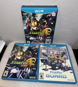 Sealed New Star Fox Zero & Star Fox Guard Bundle (Wii U 2016) CIB tested working - Bild 1 von 3