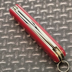 Victorinox Knife Switzerland Swiss Army Sak 84mm Recruit Red Handles - Picture 1 of 5