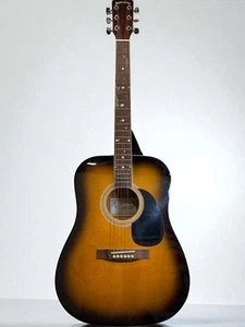 Sepia Crue W-130 Ts Acoustic Guitar Sunburst Vintage Used - Picture 1 of 16