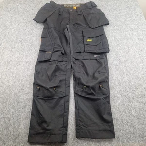 Snicker Trousers Mens W31 L32 Black Allround Stretch Loose Fit Holster Pants - Picture 1 of 11
