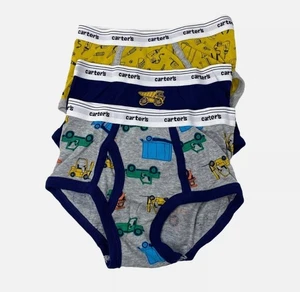 Carter's 3-Pack Cotton Blend Briefs Boys Underwear Tag Free Multicolor - NEW - Picture 1 of 5