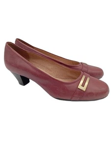CLARKS Tacones altos Mujeres Talla EU 40 rojo amarronado look casual - Imagen 1 de 5
