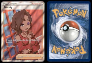 BEAUTY 181/185 VIVID VOLTAGE POKEMON FULL ART TRAINER NM - Picture 1 of 3