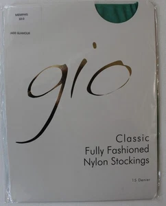Jade Glamour Gio Classic Fully Fashioned Memphis Nylon Strümpfe - 10.0 - Neu - Bild 1 von 5