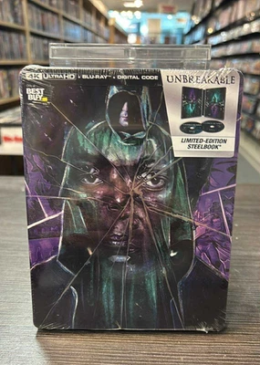 Unbreakable 4K Blu-ray SEALED Limited Edition Steelbook spin-720 Foto 1 de 4