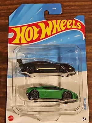 Hot Wheels 2-Pack Aston Martin Vulcan And Lamborghini Huracan 2025 New - Image 1 of 4