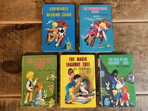 Enid Blyton ENCHANTED WOOD, FARAWAY TREE, WISHING CHAIR Dean & Son Vintage 70's - Picture 1 of 3
