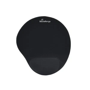 Ergonomiczna podkładka pod mysz MediaRange z podkładką na nadgarstek, czarna, 30 x 245 x - Zdjęcie 1 z 7