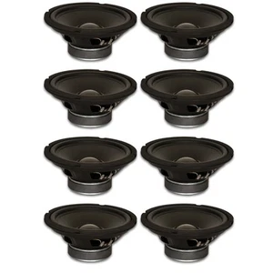 8 Goldwood Sound GW-8028 Rubber Surround 8" Woofers 190W each 8ohm Speakers - Picture 1 of 5