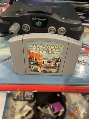 Star Wars Episode 1 Racer Nintendo 64 Cart Only Tested Works Authentic Free Ship - Image 1 of 4