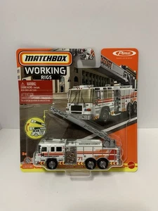 MATCHBOX 2024 WORKING RIGS PIERCE QUANTUM AERIAL LADDER TRUCK - VHTF -😱👀🔥🔥 - Picture 1 of 3