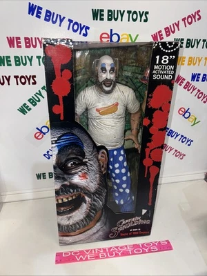 Capitán Spaulding Casa de los 1000 Cadáveres 18" Figura Neca Rob Zombie Película de Terror Foto 1 de 4