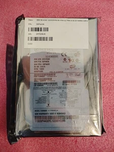 Hard Drive IBM 09P4439 9T5005-025 36GB 10000RPM SCSI U160 68-pin ST336605LW 3.5" - Picture 1 of 6