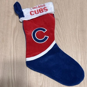 Chicago Cubs MLB Christmas Stocking Forever Collectibles 16" Xmas St Nick - Picture 1 of 5